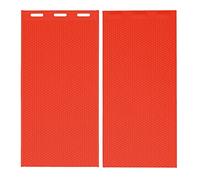 Máquina de prensado de hojas de base de cera de abejas, molde de prensa Manual suave y duradero de silicona para colmenas de apicultura, juego de 2 uds. De 41,3x20,5 CM (Roja)