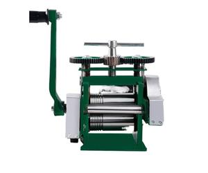 Máquina de prensado de tabletas, molino de laminación de oro, operación manual, alambre de hoja cuadrada, Mitad plana y redonda Durabilidad, Eficiencia