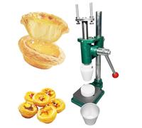 Máquina de prensado de tartas de huevo, máquina manual para hornear tartas y conchas de gofres