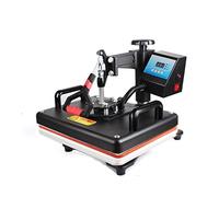 Máquina de prensado térmico, 6 en 1 Máquina de Prensa Calor Combo sublimación Taza Transferencia/Cap T Shirt Shirt Funda Placa Bolsa Puzzle Impresión paños