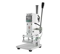 Máquina de prensado térmico, Máquina de estampación en caliente Manual WT-90DS, máquina prensado Digital bronceado con logotipo personalizado madera, papel cuero PVC(80x100)
