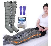 Maquina De Presoterapia para Casa, Masajeador De Cuerpo Entero por Compresión De Aire para Cintura Brazo Pierna Relajante Instrumento, Favorece & Mejor Circulación, Drenaje Linfático
