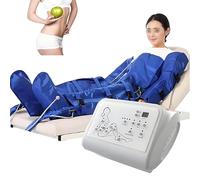 Máquina de presoterapia para drenaje linfático, masajeador eléctrico de brazos y cuello, máquina de compresión de aire, máquina de presoterapia con ondas de aire y drenaje linfático.
