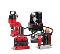 Máquina De Procesamiento Barras Colectoras, Herramienta Punzonado, Doblado Y Corte Filas Cobre, CH-60/CWC-150/CB-150D Alta Precisión