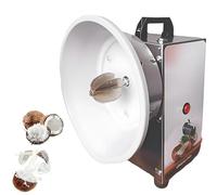Máquina de procesamiento de coco, rallador portátil de coco con cubierta antipolvo, asas y pies, 35 kg/h, para escamas y extracción de leche, cuerpo de acero inoxidable