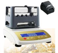 Máquina De Prueba De Pureza De Oro, Analizador De Pureza De Metales, Prueba De Metales Preciosos Para Oro, Plata, Paladio Y Platino Con Precisión De Pesaje De 0,01G/0,005G/0,001G(W/Printer,XF300K)