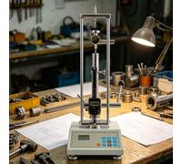Máquina de prueba de resortes de compresión, medidor de fuerza digital con almacenamiento de datos, funcionamiento estable, para la industria de resortes e investigación de laboratorio. 110v-300N