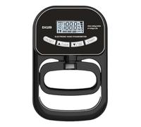 Máquina de prueba de tracción, Dinamómetro de mano digital, ejercitador de fuerza de agarre, recargable por USB, medidor de fuerza de agarre for uso en casa y escuela.(Black109)