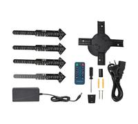 Máquina de Publicidad Holográfica 3D 510X1400P, 510 Cuentas LED, Imágenes Claras, Control WiFi, Ampliamente Utilizada en Varios Lugares (Enchufe de la UE)