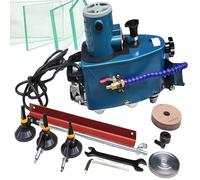 Máquina De Pulido De Borde De Vidrio De 850 W, Molinillo De Borde De Vidrio Bisado Recto, Velocidad 8000r/min, Rango De Espesor De 3-12 Mm, Velocidad Variable, Para Pulir El Biselante De Vidrio