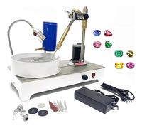 Máquina de pulir piedras preciosas, pulidora de joyas de 120 W con pantalla digital, 2800 RPM, ideal para molienda y pulido de lapidario, jade y metales preciosos.