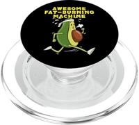 Máquina de Quema de Grasa Dieta Keto de Aguacate PopSockets PopGrip para MagSafe