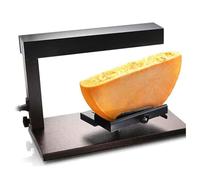 Máquina de Raclette Comercial de 650W - Fundidor de Queso de Mesa con Calor Ajustable y Diseño de Fusión de Queso de Media Rueda para Hamburguesas, Nachos, Pasta y Más