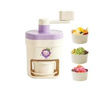 Máquina de ralladora de hielo para el hogar Portátil Pequeña Manivela | Máquina trituradora de hielo para granizados margaritas, cócteles, bebidas frías, postres, hogar, reuniones familiares
