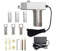 Máquina de Rastas Fastlocs, Máquina Portátil de Rastas Instantáneas con 6 Agujeros de Repuesto y Múltiples Herramientas, Herramienta Eléctrica de Ganchillo para Diy, Rápida y Fácil