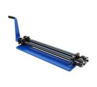 Máquina de rebordear chapa rebordeadora máquina, máquina de laminación de formando hoja manual ajustable dobladora con 6 rodillos de perfil, para doblar chapa/hierro/acero dulce/aluminio