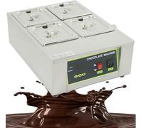 Máquina de reflujo de chocolate, calentador eléctrico de alimentos de acero inoxidable con control de temperatura de 0 a 95 ℃, 1000 W para uso comercial