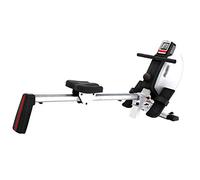 Máquina de remo magnética máquina de remo inteligente máquina de remo plegable con magnetrón silencioso, carga de peso 120 kg, equipo de fitness (color: negro, tamaño: 17953,573 cm)