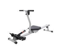 Máquina de remo multifuncional con 12 niveles de resistencia ajustables, máquina de remo plegable con mango plegable de 90°, dispositivo de entrenamiento de remo plegable en casa con pantalla LCD para