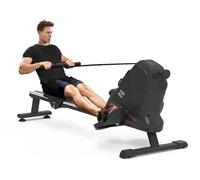 Máquina de Remo para casa, Máquina de Remo con 16 Niveles de Resistencia magnética, Monitor LCD, Maquina Remo de súper silenciosa, diseño de Ahorro de Espacio