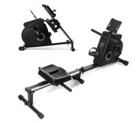 Máquina De Remo Para El Hogar, Modelador De Filas Compacto, Máquina De Remo Plegable Con 8 Niveles, Monitor LCD, Rodillos De Piso, Modelador De Filas Con Resistencia Magnética, Máquinas De Remo Cardio