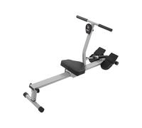 Máquina de remo plegable para el hogar, 12 niveles de resistencia, ajustable con asas de espuma antideslizantes, máquina de remo LED, cómoda experiencia de asiento, equipo de entrenamiento de cuerpo