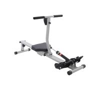 Máquina de remo plegable para el hogar, con 12 niveles de resistencia, indicador de datos LED, longitud del mango de 48 cm, pista ampliada, máquina de entrenamiento de remo, ideal para cardio y