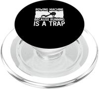 Máquina de Remo Porque Correr es una Trampa Funny Erg Rower PopSockets PopGrip para MagSafe