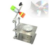 Máquina de reparación y pulido de discos, chasis de acero inoxidable, velocidad ajustable (6000 r/min) para reparación de arañazos y recuperación de datos, fácil de usar