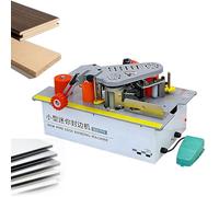 Máquina de resistencia industrial con motor de 1200 W para bordes curvos interiores y exteriores sin costuras en tableros y paneles de madera