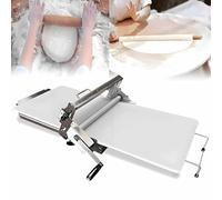 Máquina de rodillo de masa, laminadora de masa plegable manual, máquina de masa de encimera de grosor ajustable para masa de pizza y corteza de dulce de azúcar