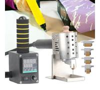 Máquina de rodillo de pegamento termofusible, dispensador de mano eficiente para manualidades, proyectos de unión y fijación, diseño portátil y fácil de usar para una fácil aplicación