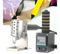 Máquina de rodillo de pegamento termofusible, pistola de pegamento manual de 150 W, temperatura ajustable de 50 a 300 °C, aplicador adhesivo de 50 ml/150 ml para embalaje y cuero