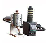 Máquina de rodillo de pegamento termofusible, temperatura ajustable de 50 a 300 °C con capacidad de 50 ml, ideal para embalaje y unión de artículos de cuero