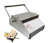 Máquina de rodillos de sushi de acero inoxidable, diseño cuadrado manual para una alta eficiencia de producción en la fabricación de sushi