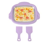 Máquina de rodillos para - No requiere electricidad, bandeja para con 2 rascadores para hacer rollos fáciles | Para servir sorbetes, postres, yogures y divas