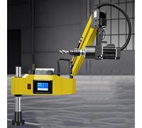 Máquina de roscado eléctrica, brazo de roscado multidireccional de 360°, tapper voladizo de 1200 W con pinzas intercambiables para M3-12/16/20, ideal para roscado de precisión