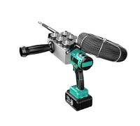Máquina de roscado eléctrico, dispositivo de cable conductor, herramienta de roscado completamente automática, máquina de tracción de cables de electricista de agua(One battery)