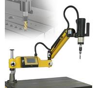 Máquina De Roscar Eléctrica Multidireccional, Portabrocas M3-M16, Brazo De Roscar De 1000 Mm, Máquina De Taladrar Y Roscar Con Brazo Flexible Universal, Pinzas De 8 Piezas, 0-312 Rpm/min