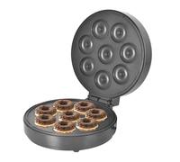 máquina de rosquillas - máquina de rosquillas antiadherente de 8 agujeros | Máquina de rosquillas de 1400 W con calentamiento rápido y uniforme para preparar deliciosas rosquillas, brownies, pasteles