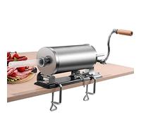 Máquina de salchicha de acero,Empujador de salchichas de carne, aluminio inoxidable para salchichas manuales,máquina de salchicha vertical, llenado de salchichas de acero inoxidable (horizontal