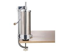 Máquina de salchicha de acero,Empujador de salchichas de carne, de aluminio inoxidable para salchichas manuales,máquina de salchicha vertical, llenado de salchichas de acero inoxidable (Vertical (3L))