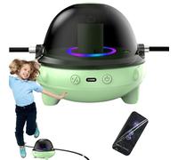 Máquina de salto - Contador de salto recargable ABS de PU de 5,12 pulgadas con música | Equipo de fitness ajustable | Gimnasio con control remoto Cardio para ejercicio de entrenamiento de yoga