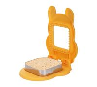 Máquina de sándwich Decruster - Molde de prensa de sándwich, máquina de galletas y panqueques | Máquina de sándwich de bolsillo cuadrada hecha en casa, accesorios de caja Luchable para