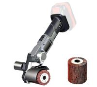 Máquina de Satinado, Lijadora de Cepillo Inalámbrica de 800 W Compatible con Makita de 20 V Lijadora de Tambor para Lijar, Pulir Madera y Metal.