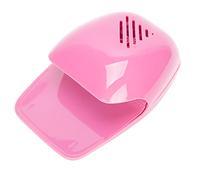 Máquina de secado de uñas de ventilador, secador de ventilador de uñas ligero sin interruptor, fácil de almacenar para hogares (rosa)