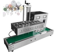 Máquina de sellado automático, sellador de inducción electromagnética continua para tapas de botellas, sellador de banda de aluminio (50-120 mm)