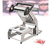 Máquina de sellado de cajas para llevar, sellador de contenedores de alimentos a presión manual para embalaje de comidas, 7-8 sellos por minuto, ideal para restaurantes y servicios de comida para