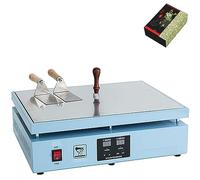 Máquina de sellado de calefacción de escritorio, máquina de envoltura manual de celofán para cigarrillos, cajas de póquer, película selladora térmica de PVC, dorado (azul)