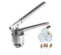 Máquina de sellado de crimpadora manual 13mm/15mm/18mm/20mm, máquina de sellado de botellas de spray de perfume, taponadora de tapa de botella herramientas de tapado, 15 mm (color: 18 mm)